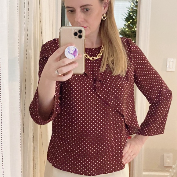 Mango Blouse with Decorative Ruffle - Picture 8 of 9